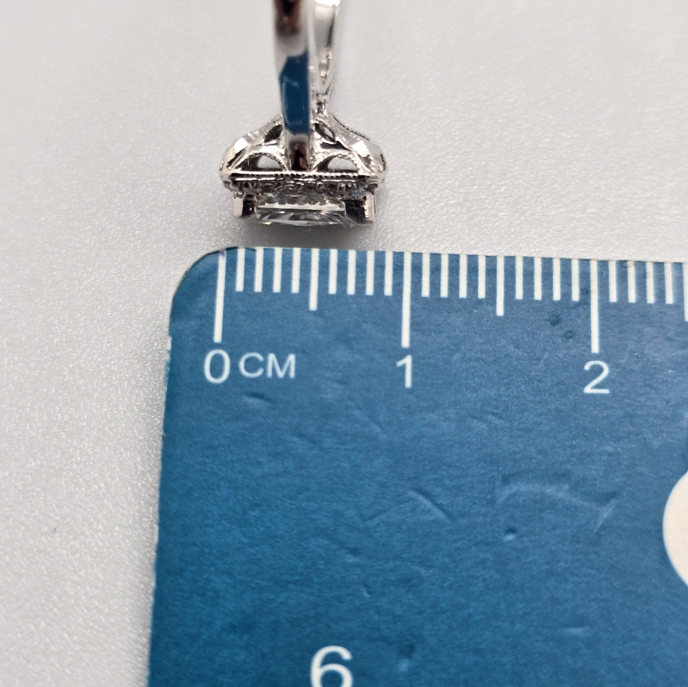 $4790 Simply TACORI 18K White Gold 1 Ct Center Lab Grown IGI Cert Diamond Ring 7 - Picture 10 of 14